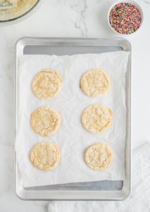 Bake the cookies for 13 to 15 minutes