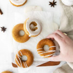 Delicious baked maple chai donuts