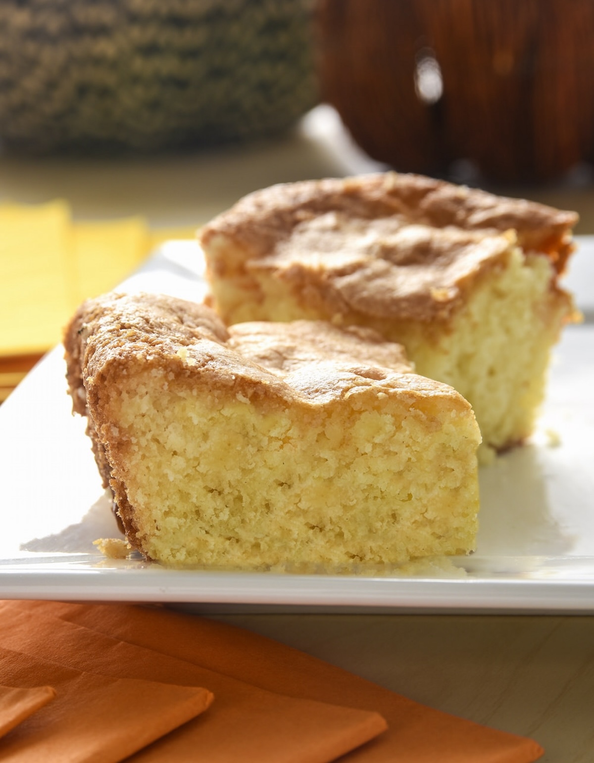 candy corn cake bars