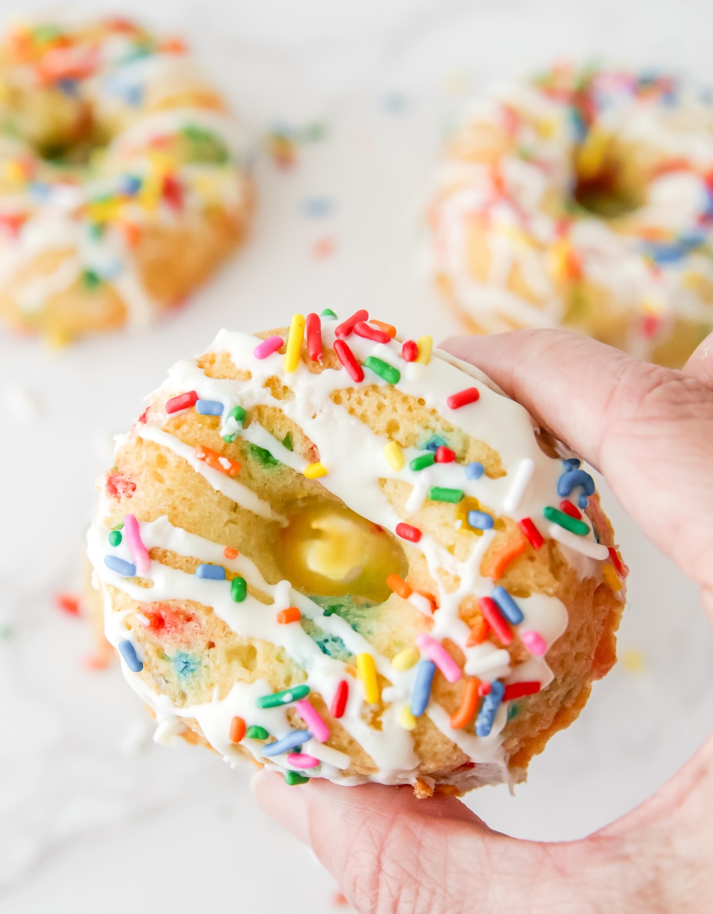 funfetti cake donut