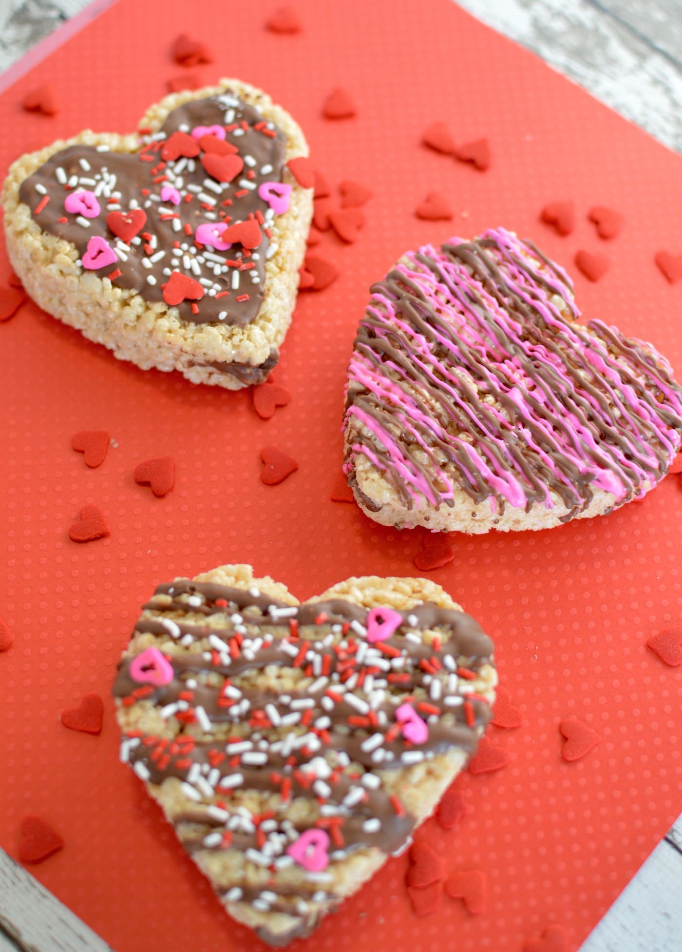 valentine's rice krispie treats