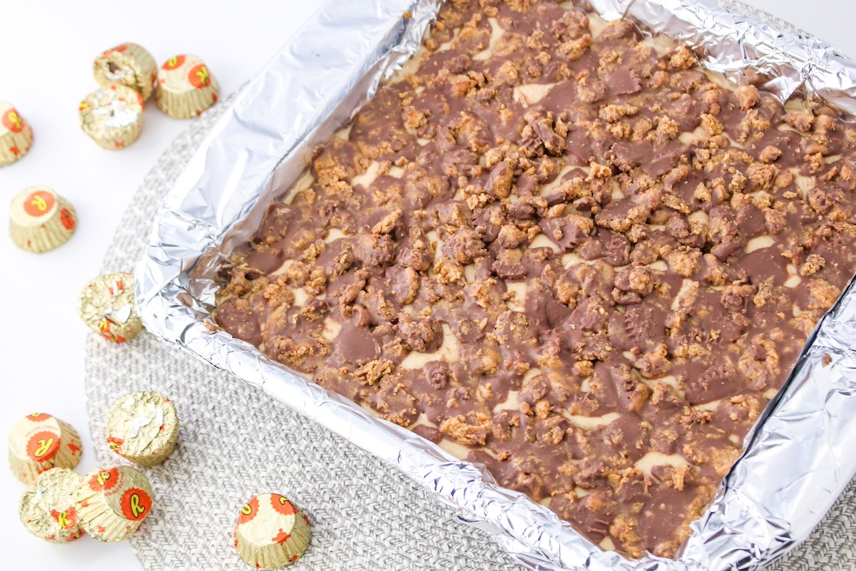 Solidified reese fudge recipe