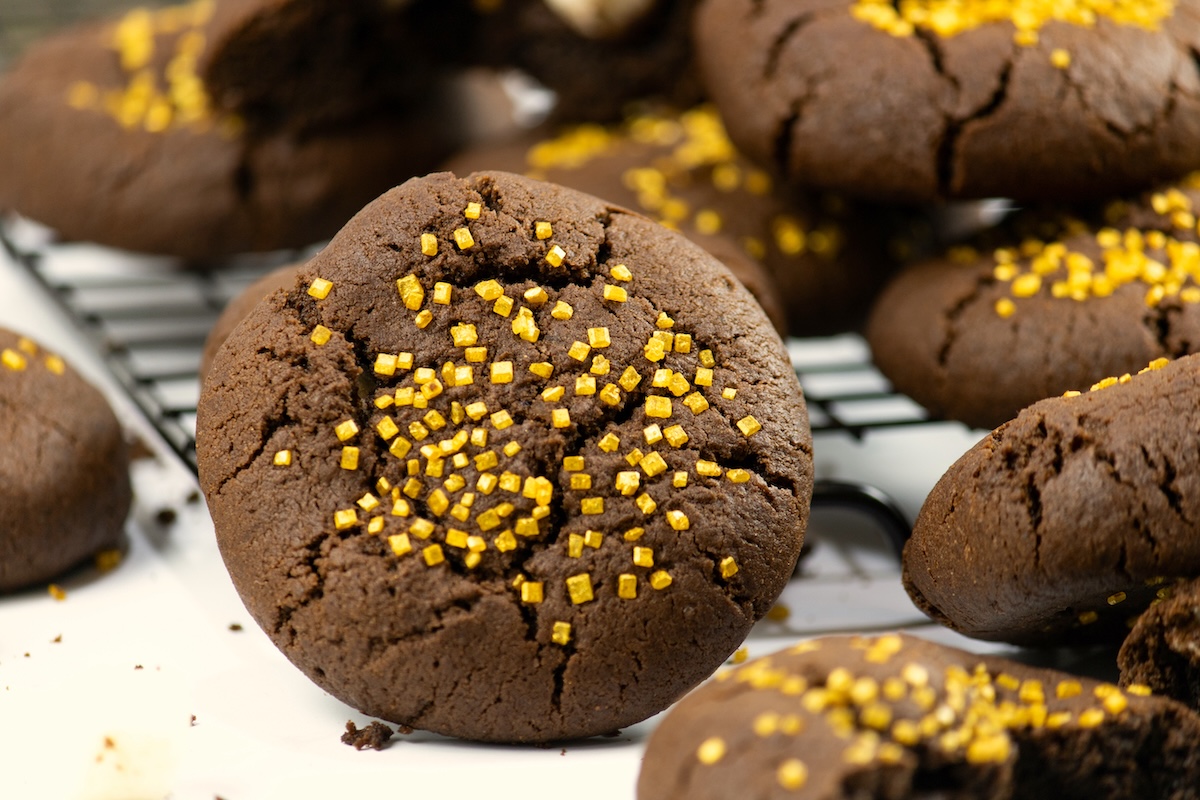 chocolate and marshmallow cookies