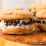 chocolate chip cookie sandwich ice cream