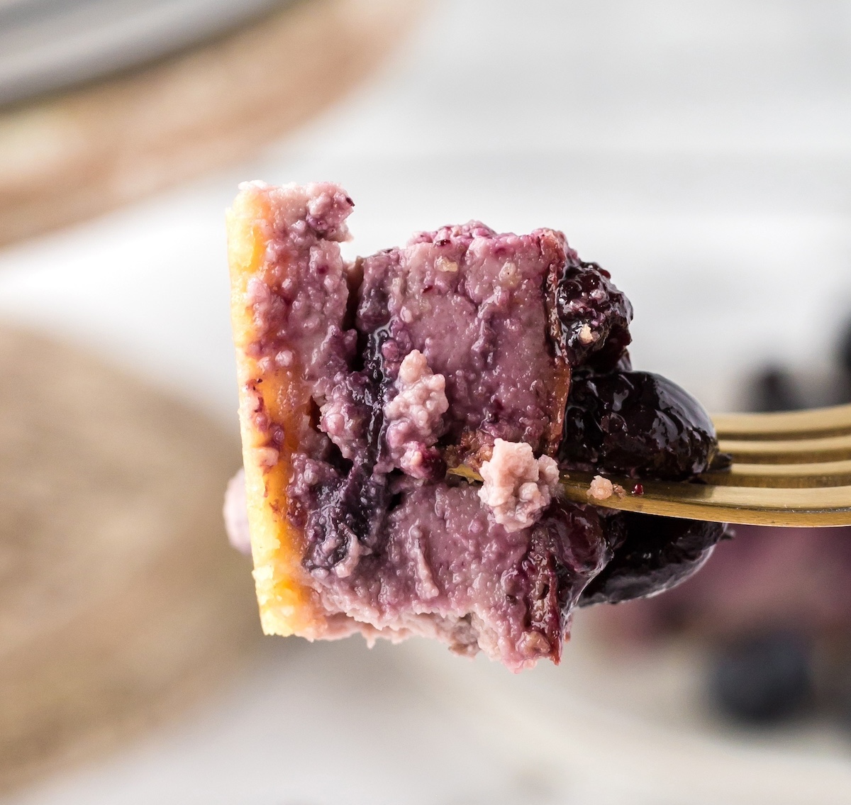 easy blueberry cheesecake recipe