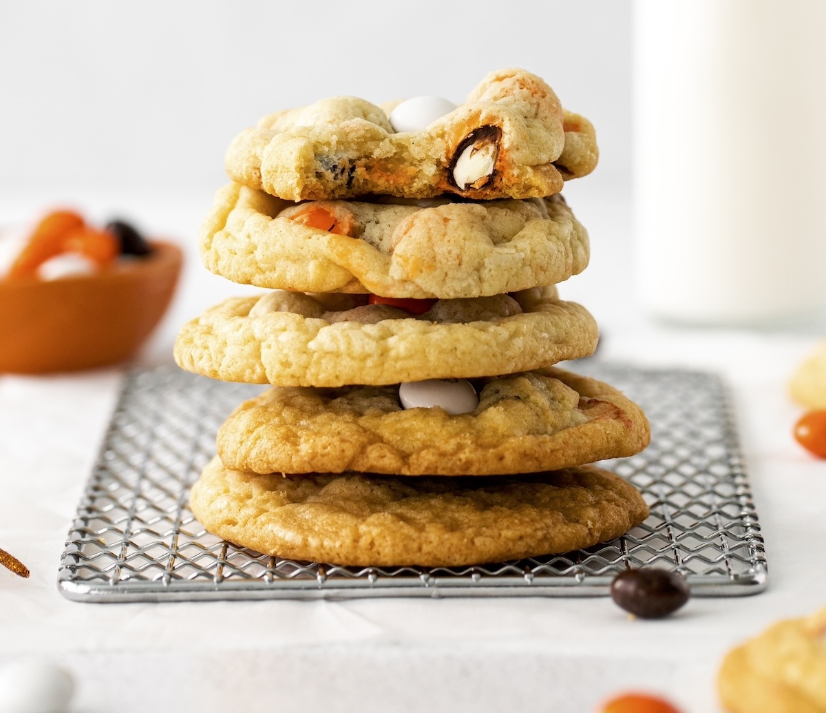 m&m halloween cookies recipe