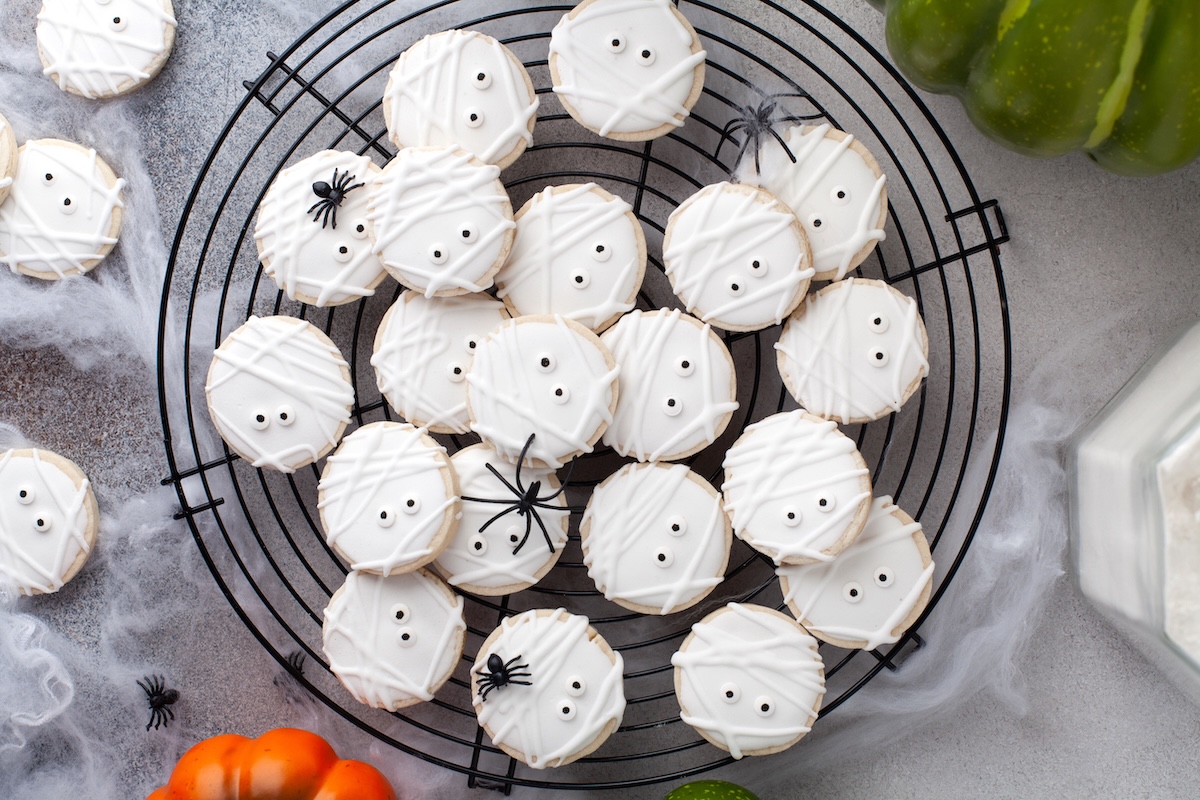 mummy sugar cookies