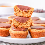 peanut-butter-cookie-cups-with-fudge