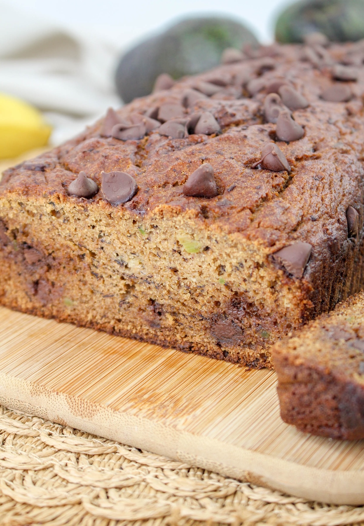banana bread with avocado