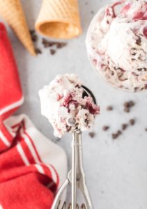 cherry and chocolate ice cream