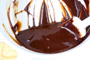 melted chocolate sauce