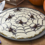 Halloween cookie pizza