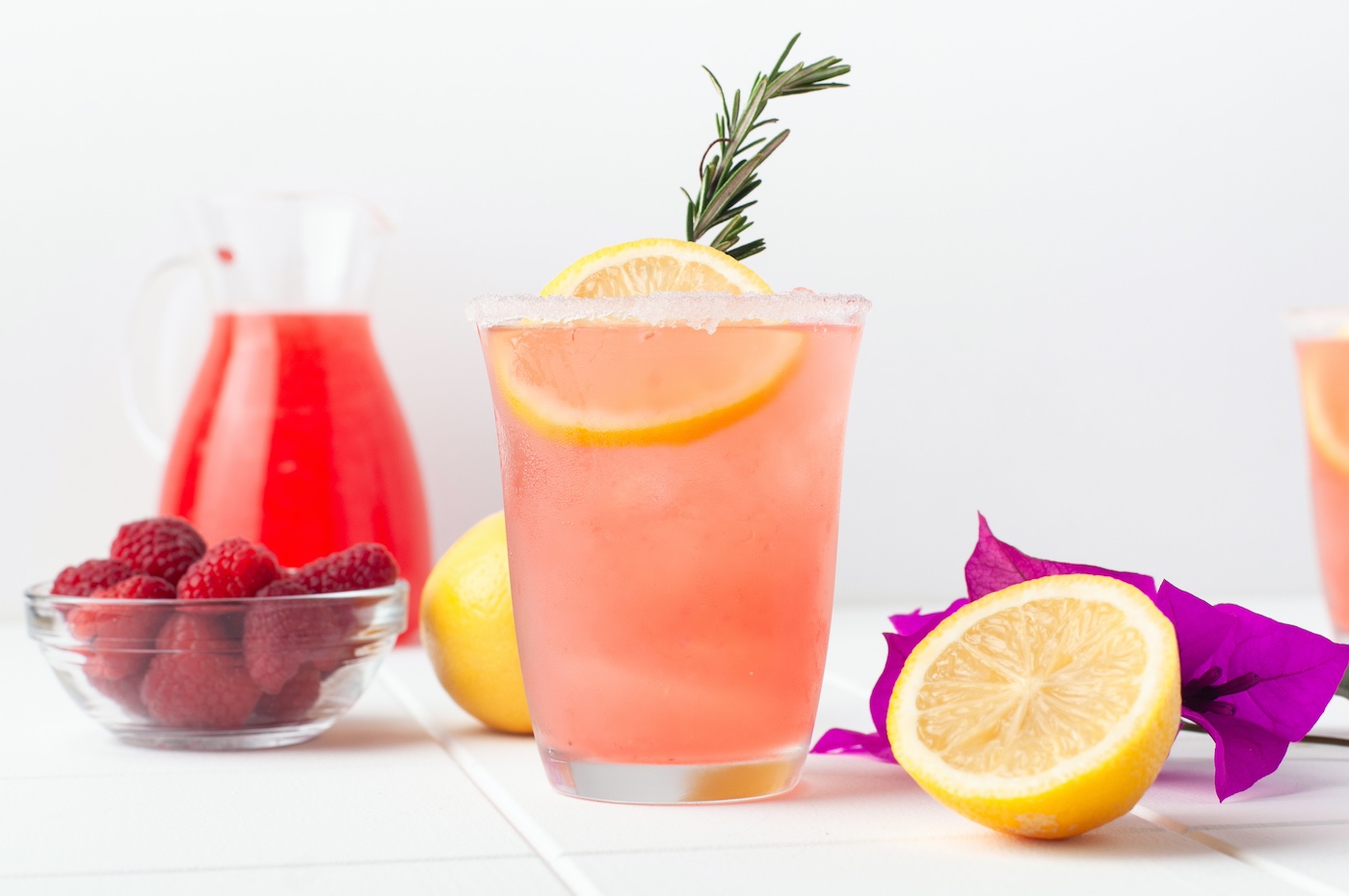 pink lemonade and tequila drink