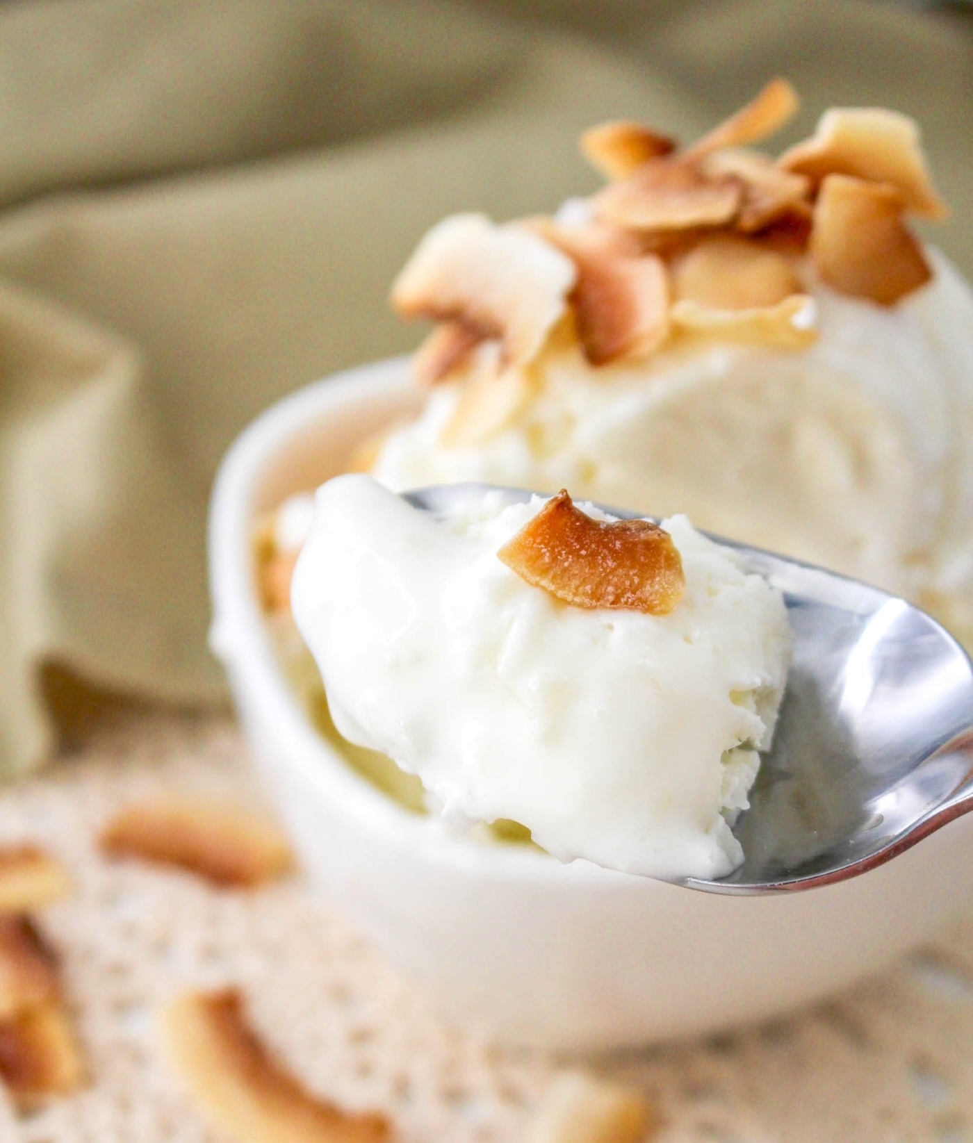 3 ingredient coconut ice cream