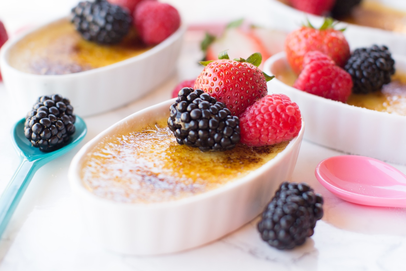 berry creme brulee