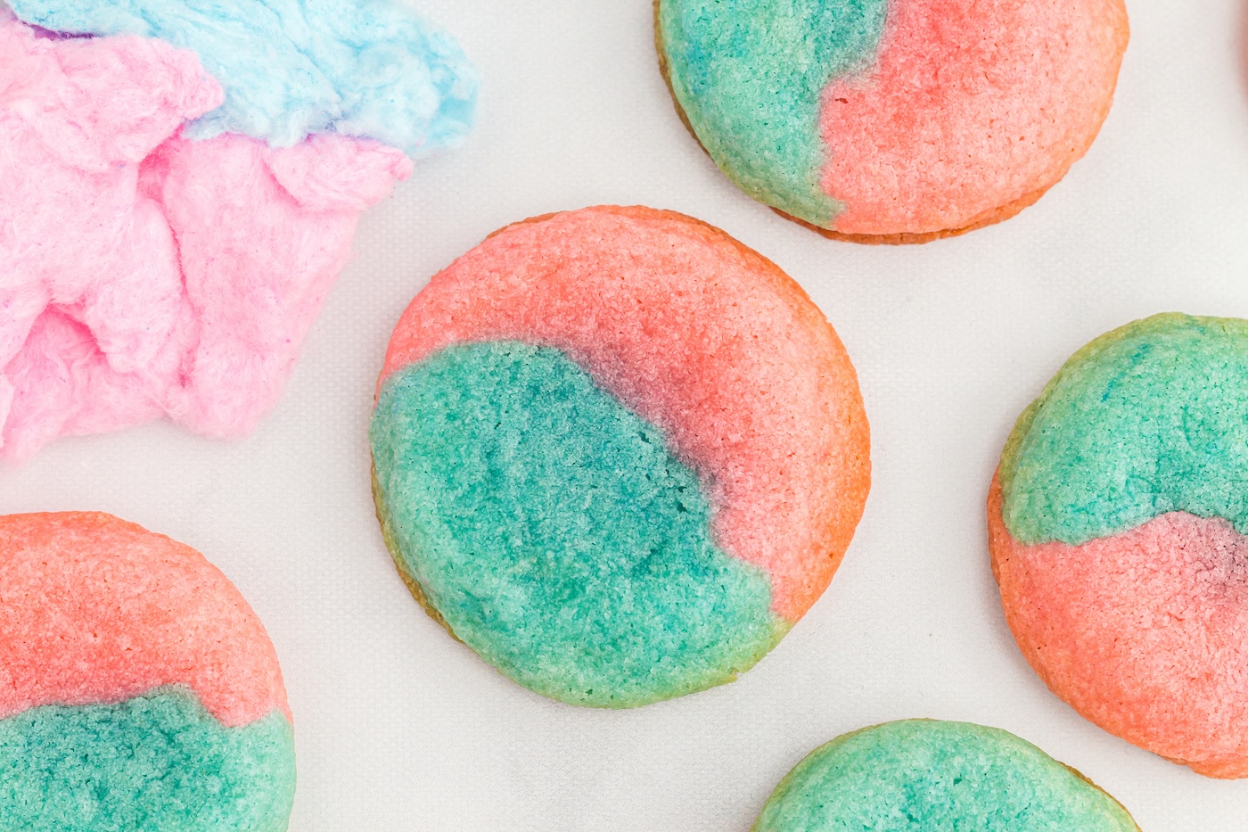 cotton candy cookies