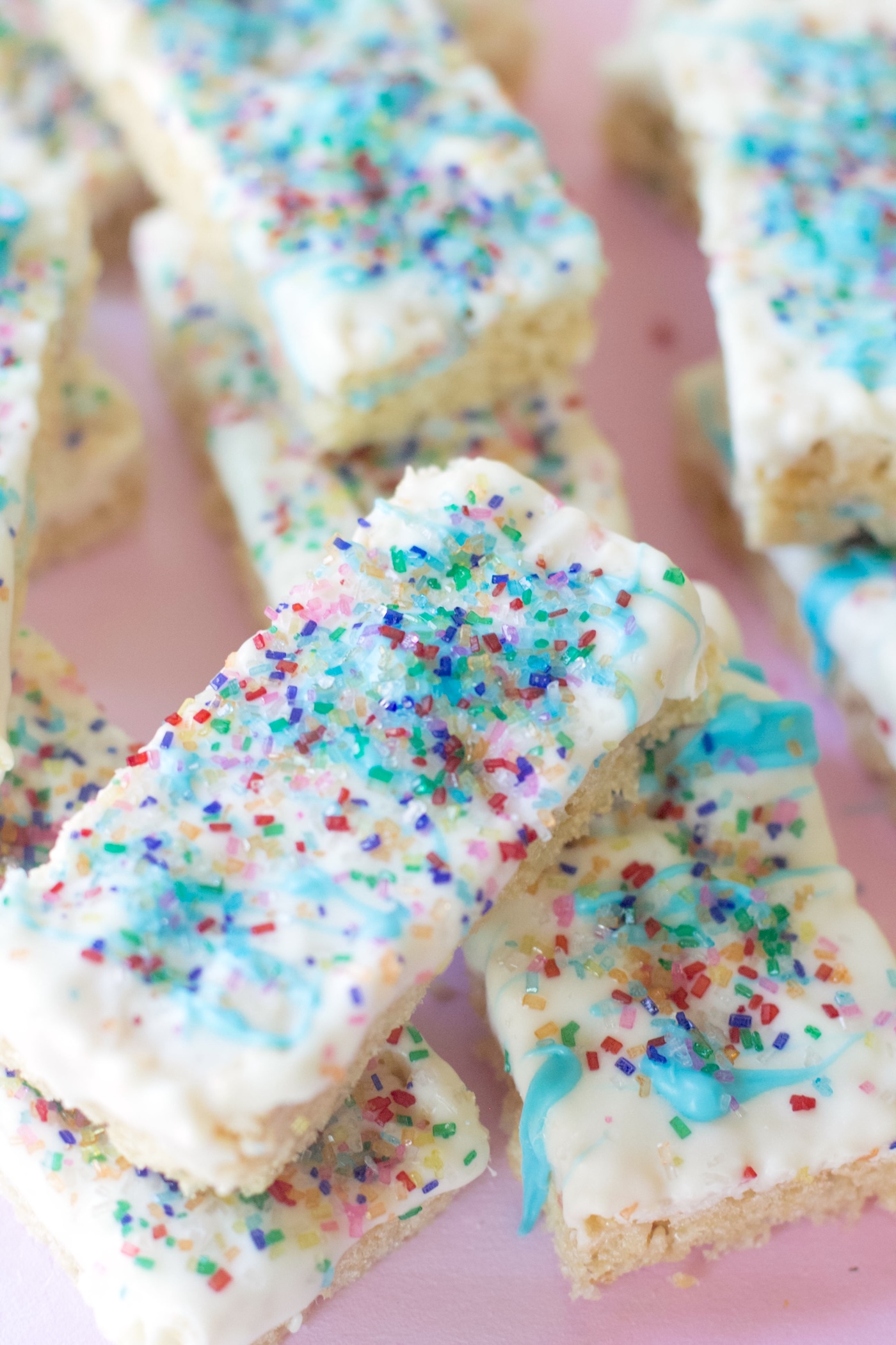 cotton candy rice crispy treats