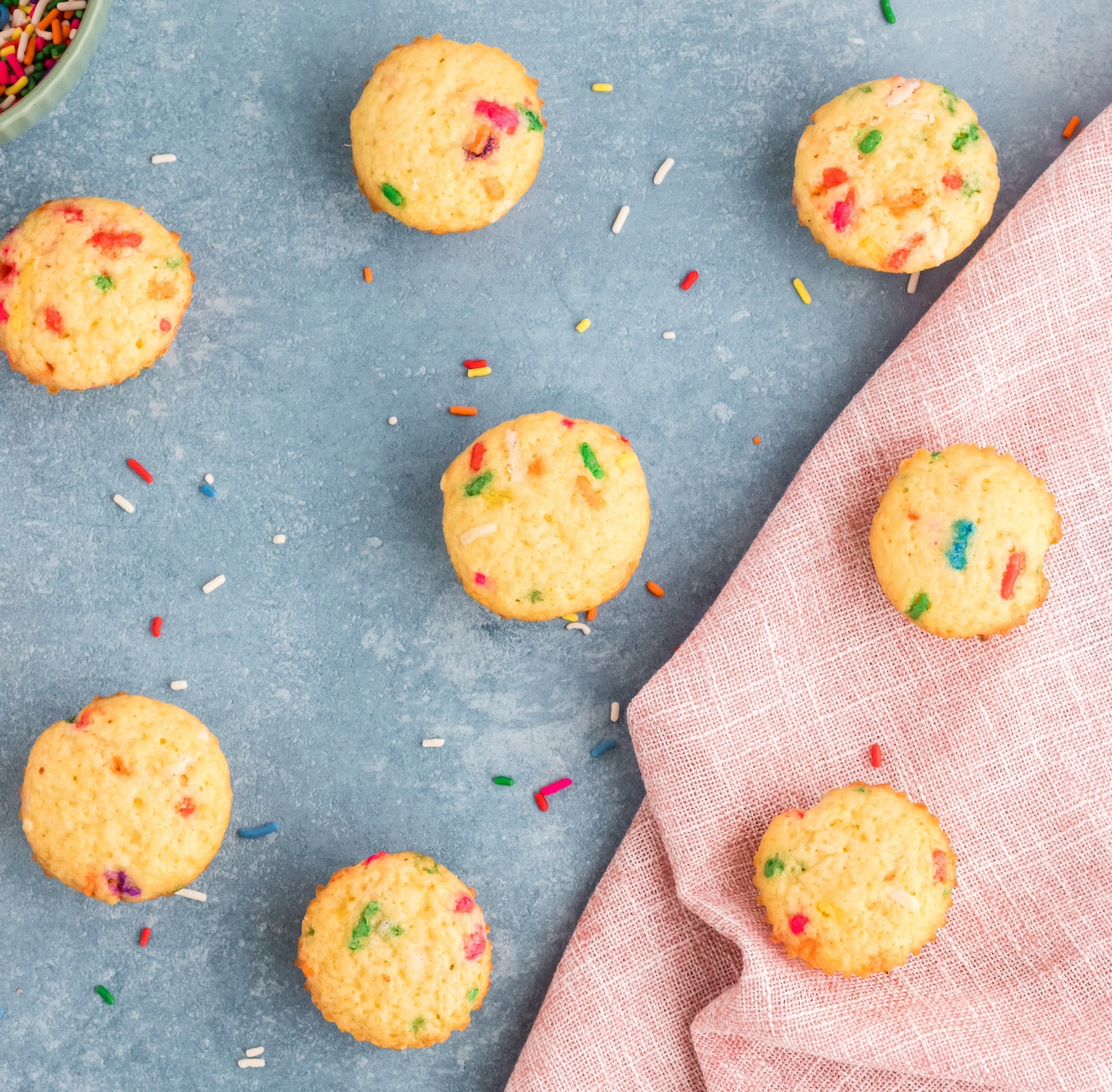 funfetti cake mini muffins