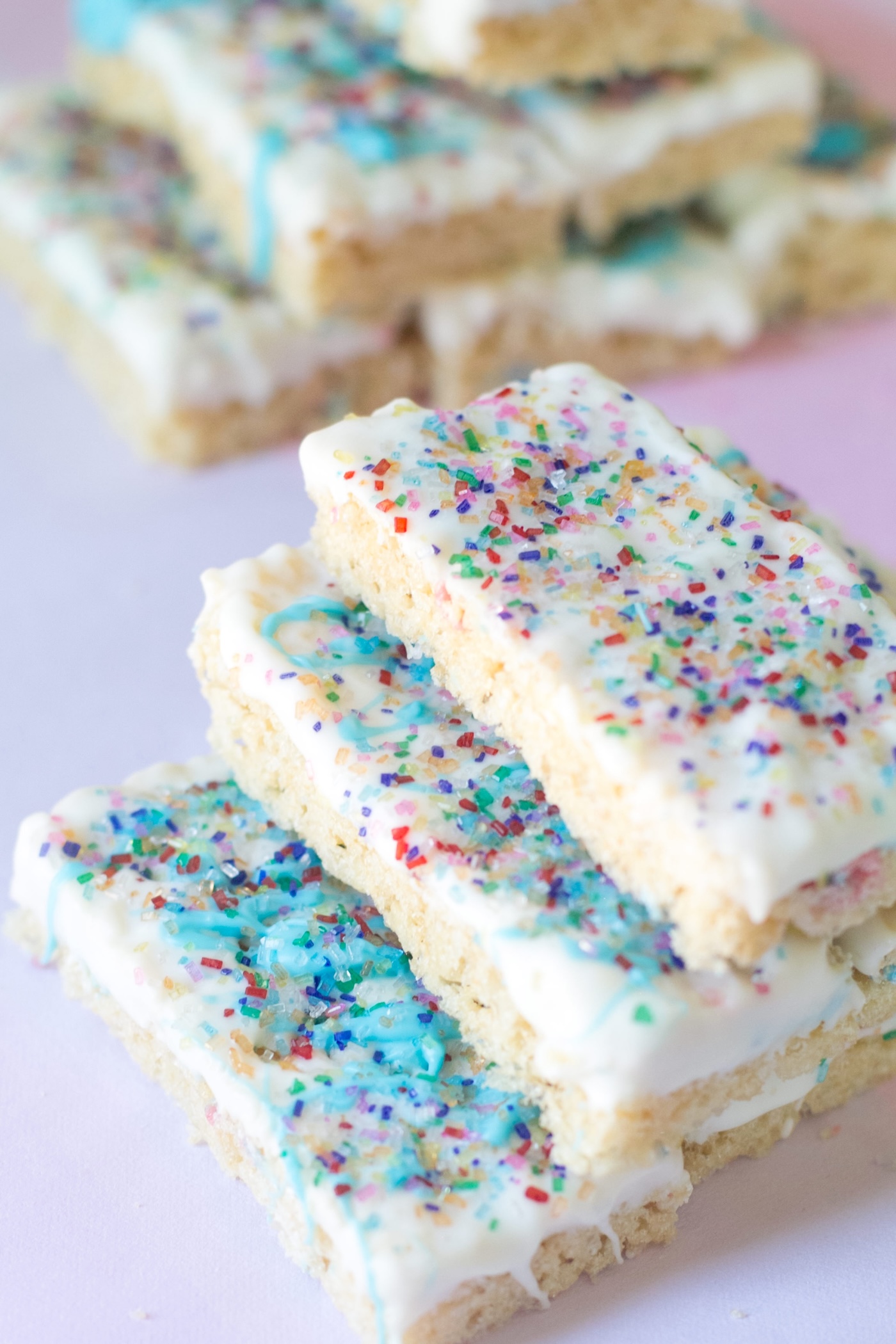 rice crispy treats with cotton candy