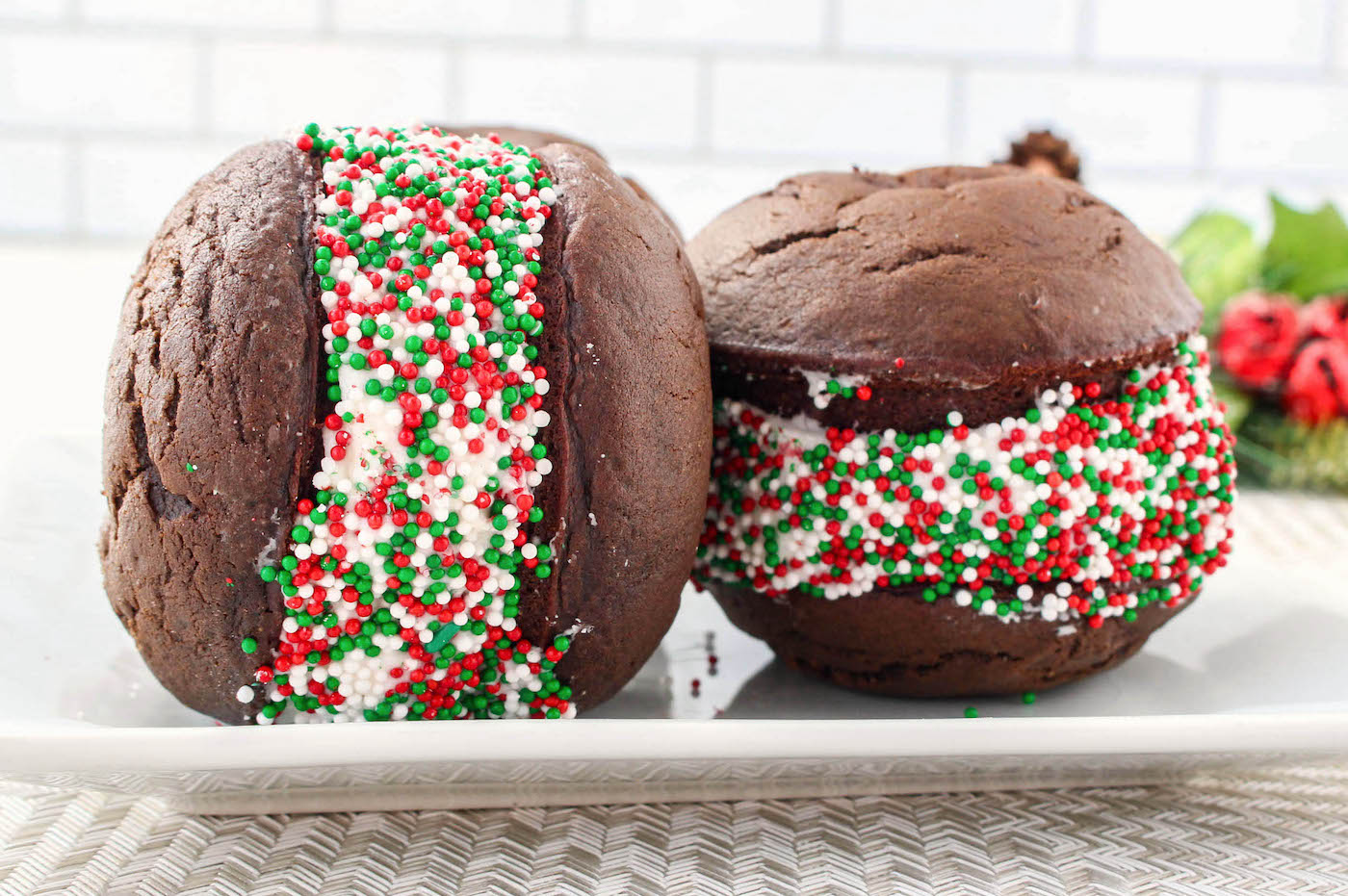christmas whoopie cookies