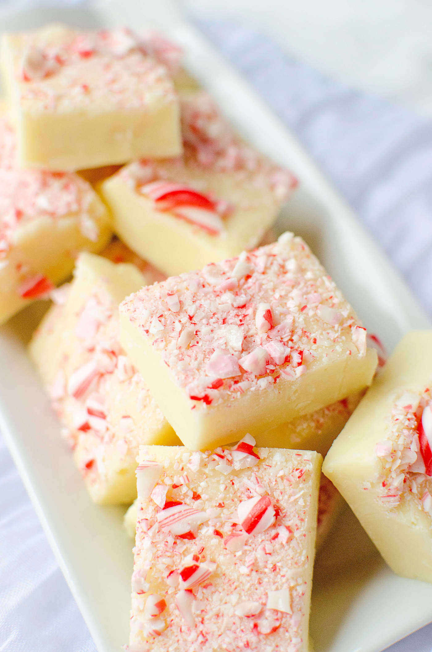 Candy Cane Easy Fudge