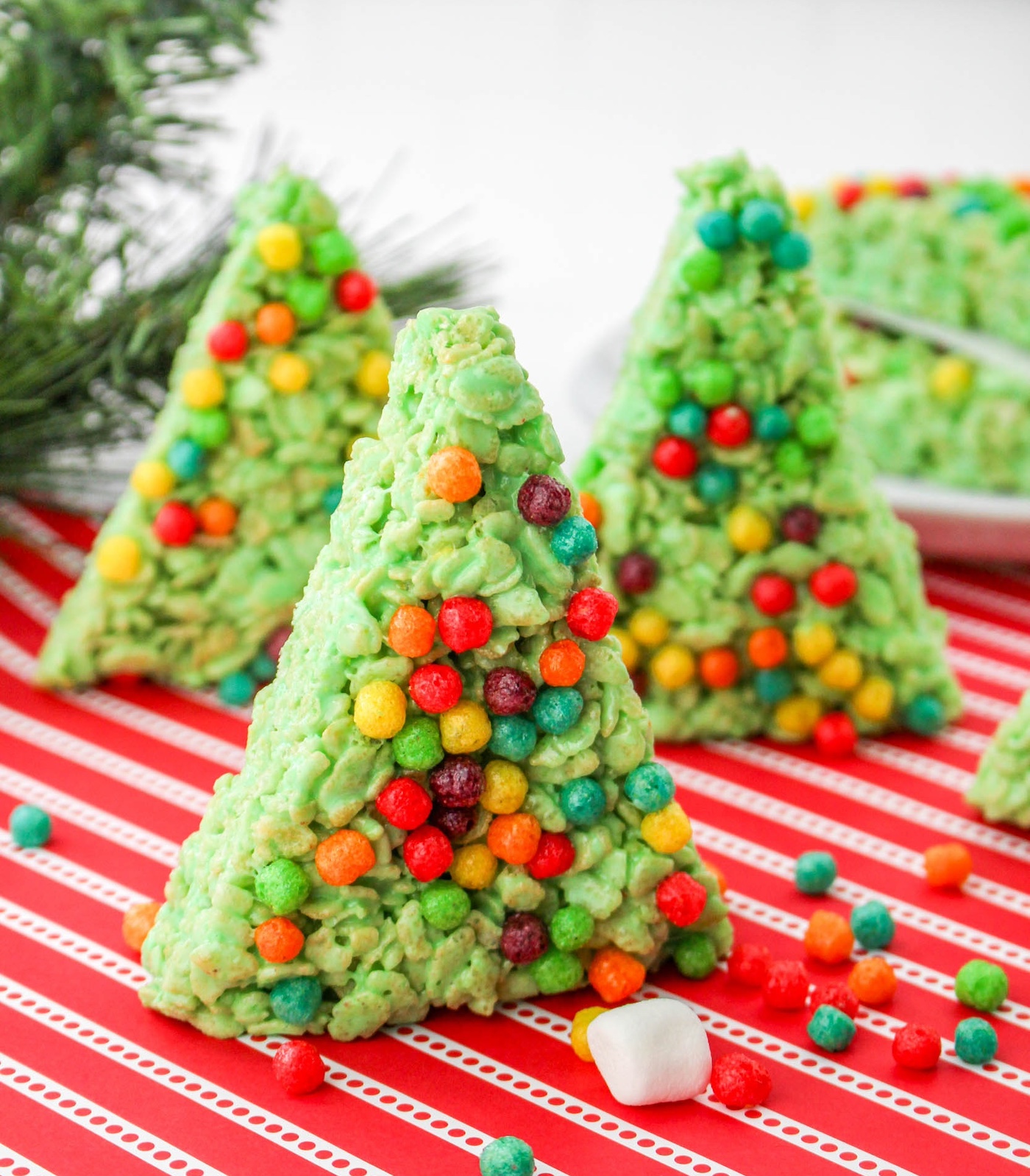 christmas tree rice krispies