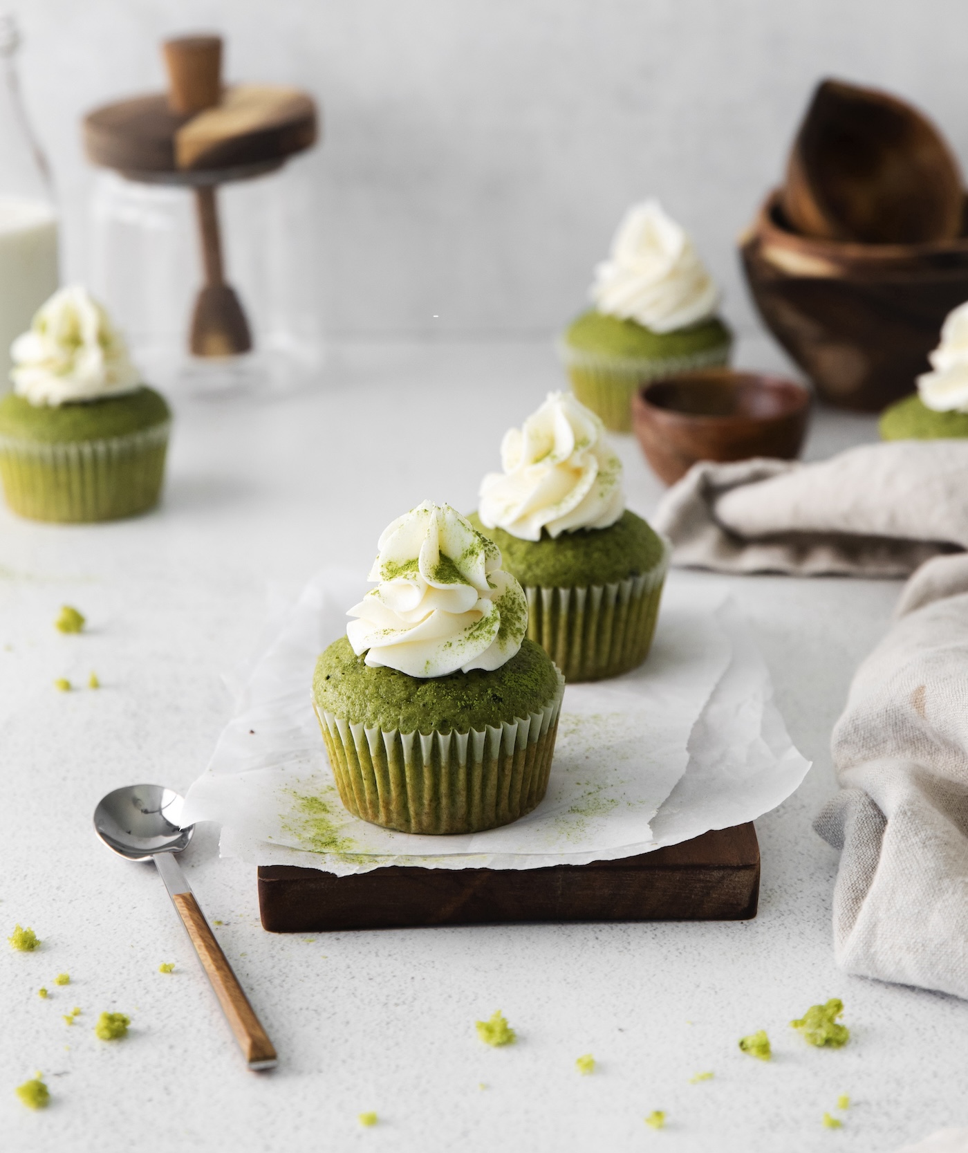japanese matcha cupcakes