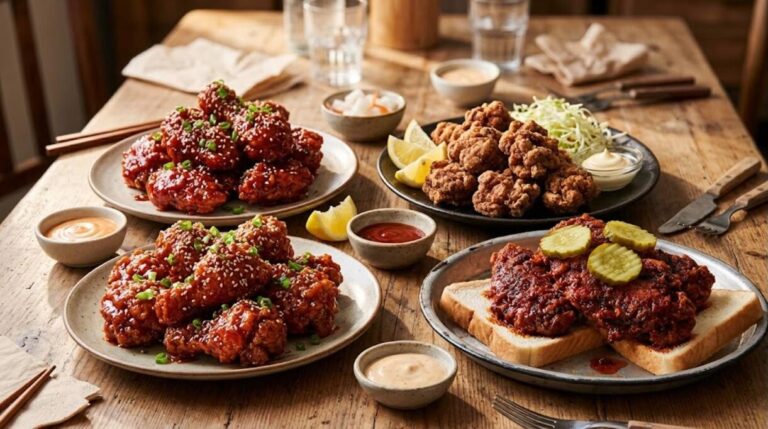 Fried chicken from around the world: Korean fried chicken, karaage and Nashville hot chicken