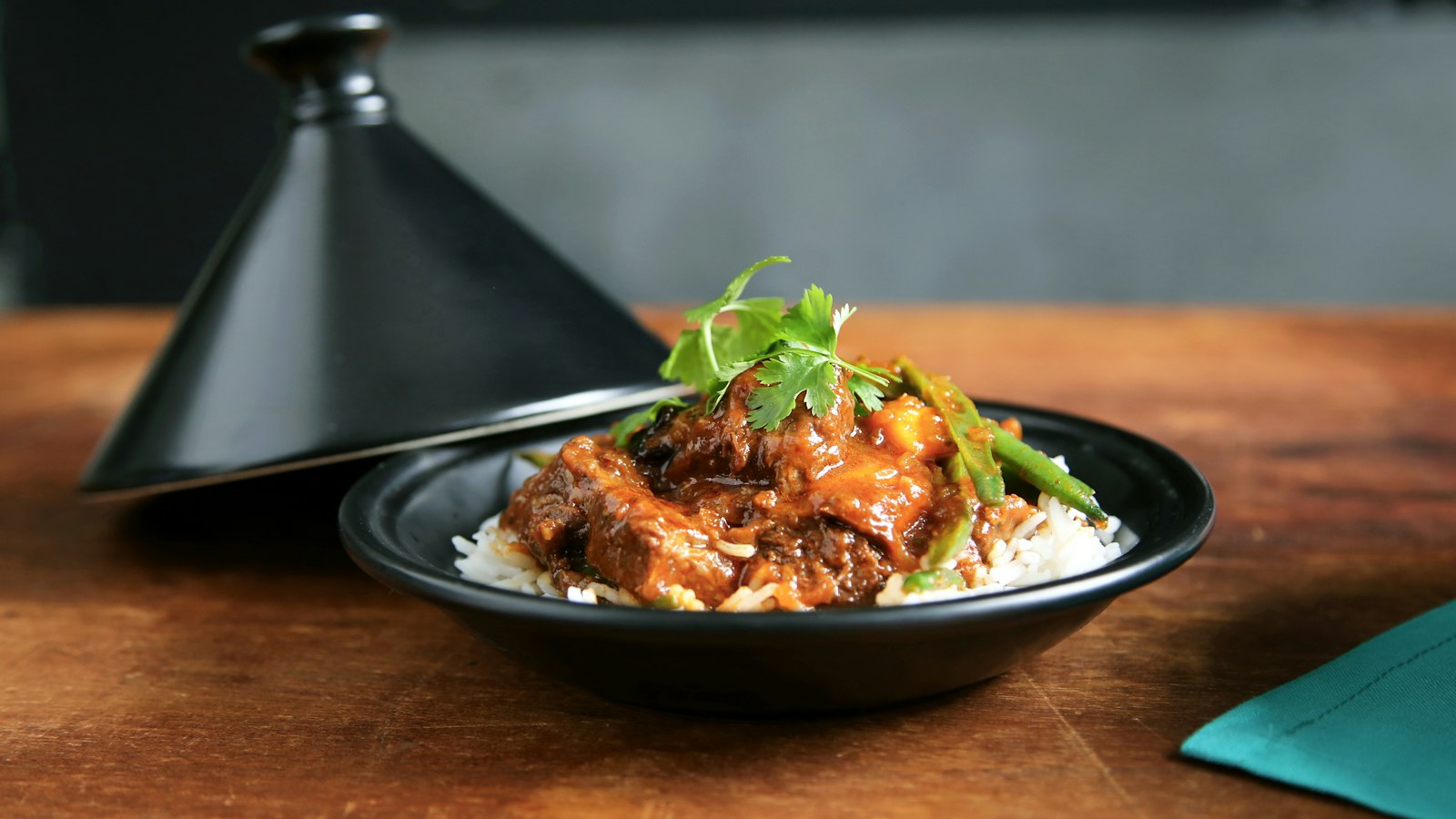Lamb dinners: Moroccan tagine served with couscous
