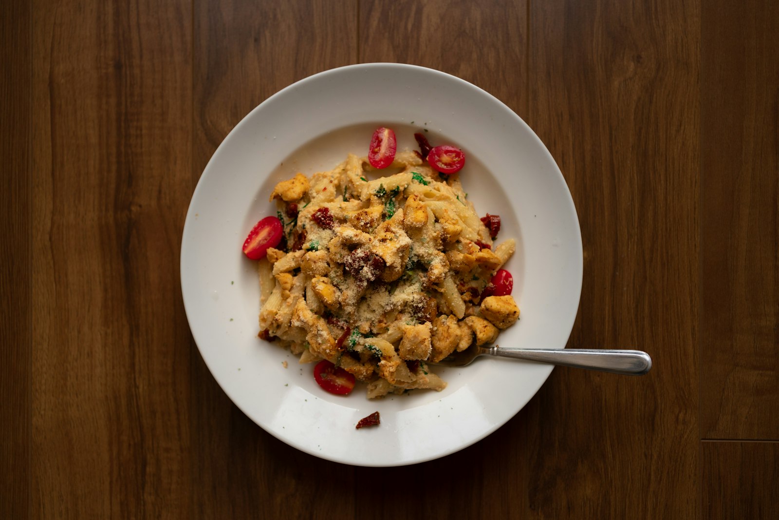 Pasta with roasted butternut squash