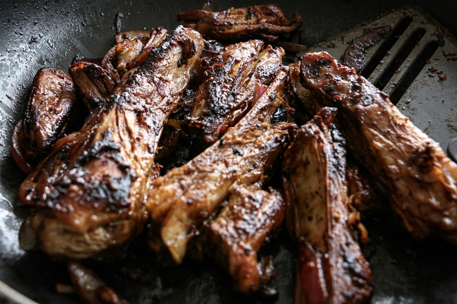 Sticky pork belly BBQ burnt ends