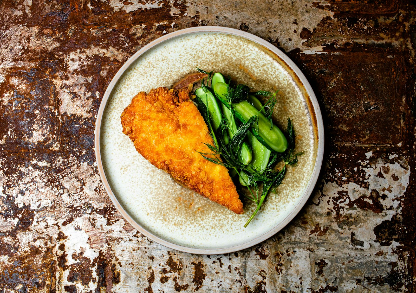Parmesan crusted chicken breast with green beans for quick chicken breast dinners