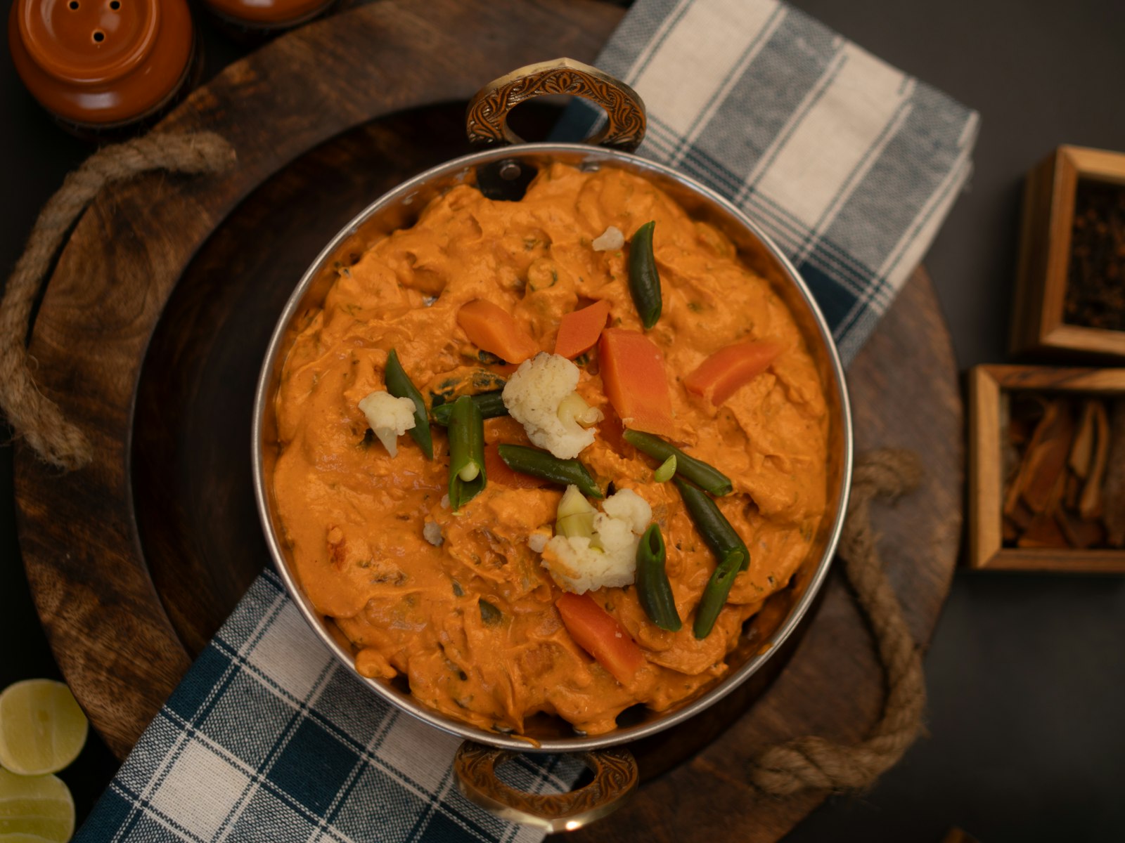 Creamy chicken paprikash in a bowl