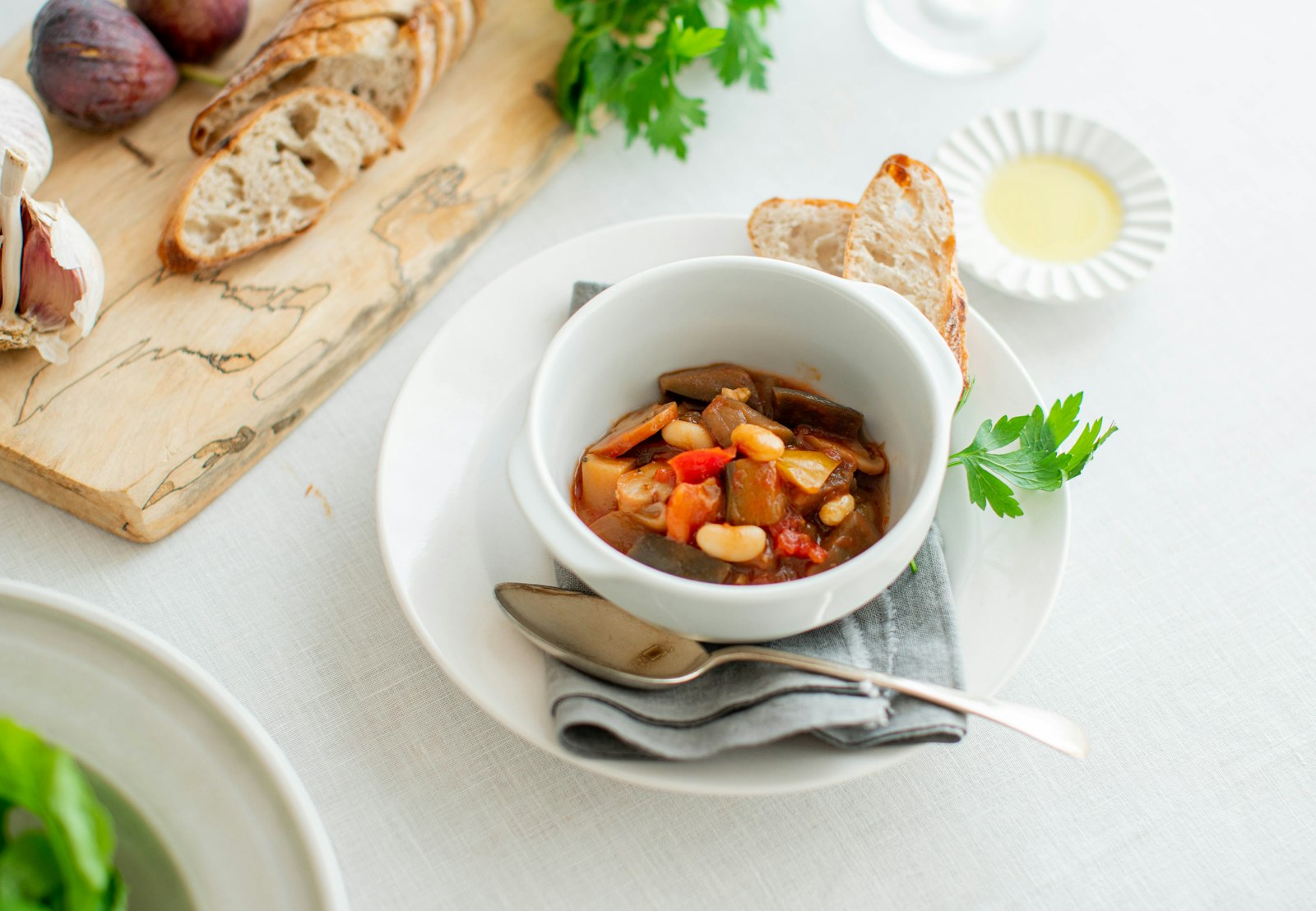 Bean and sausage stew for cozy Spanish dinners