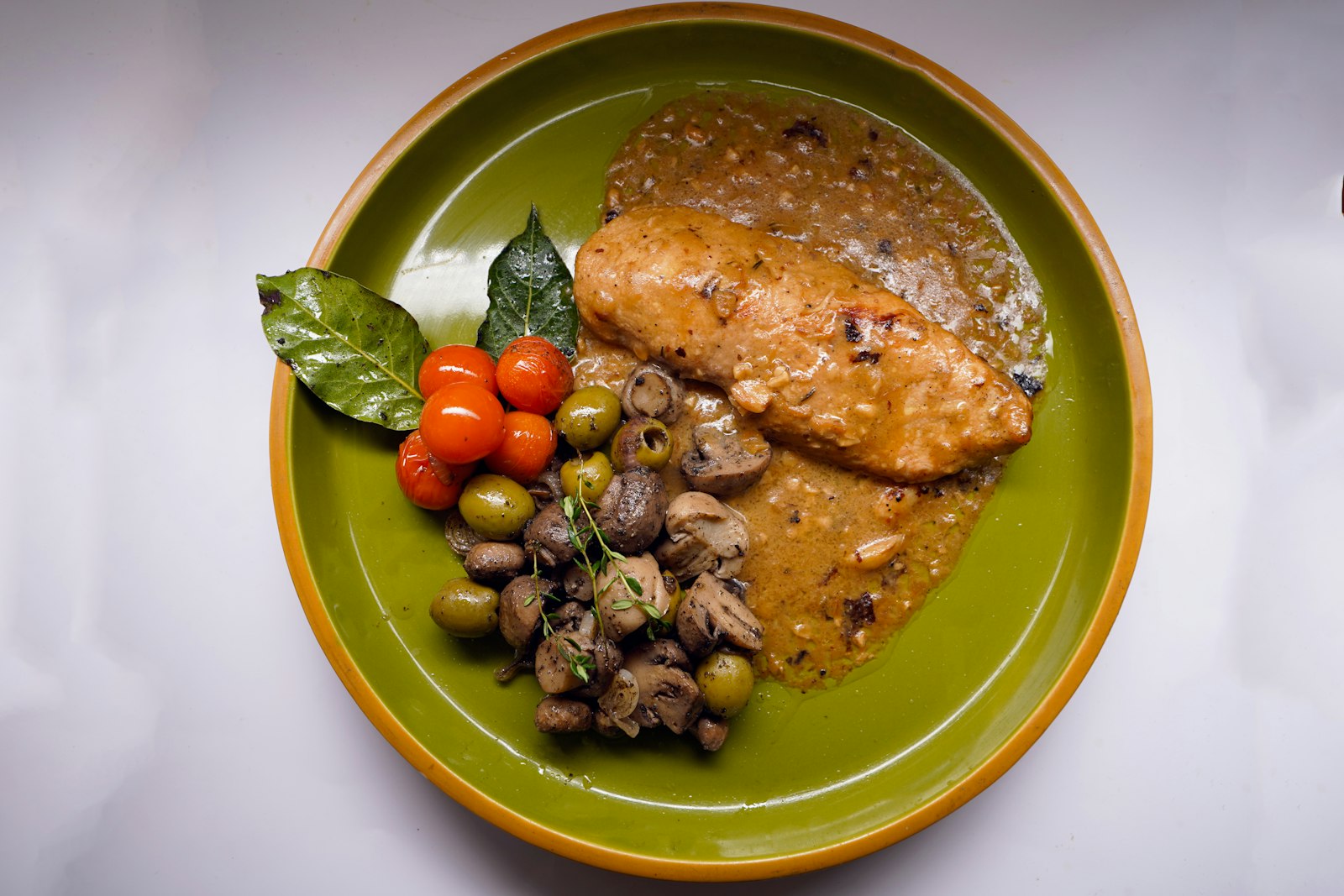 Chicken marsala with mushroom sauce