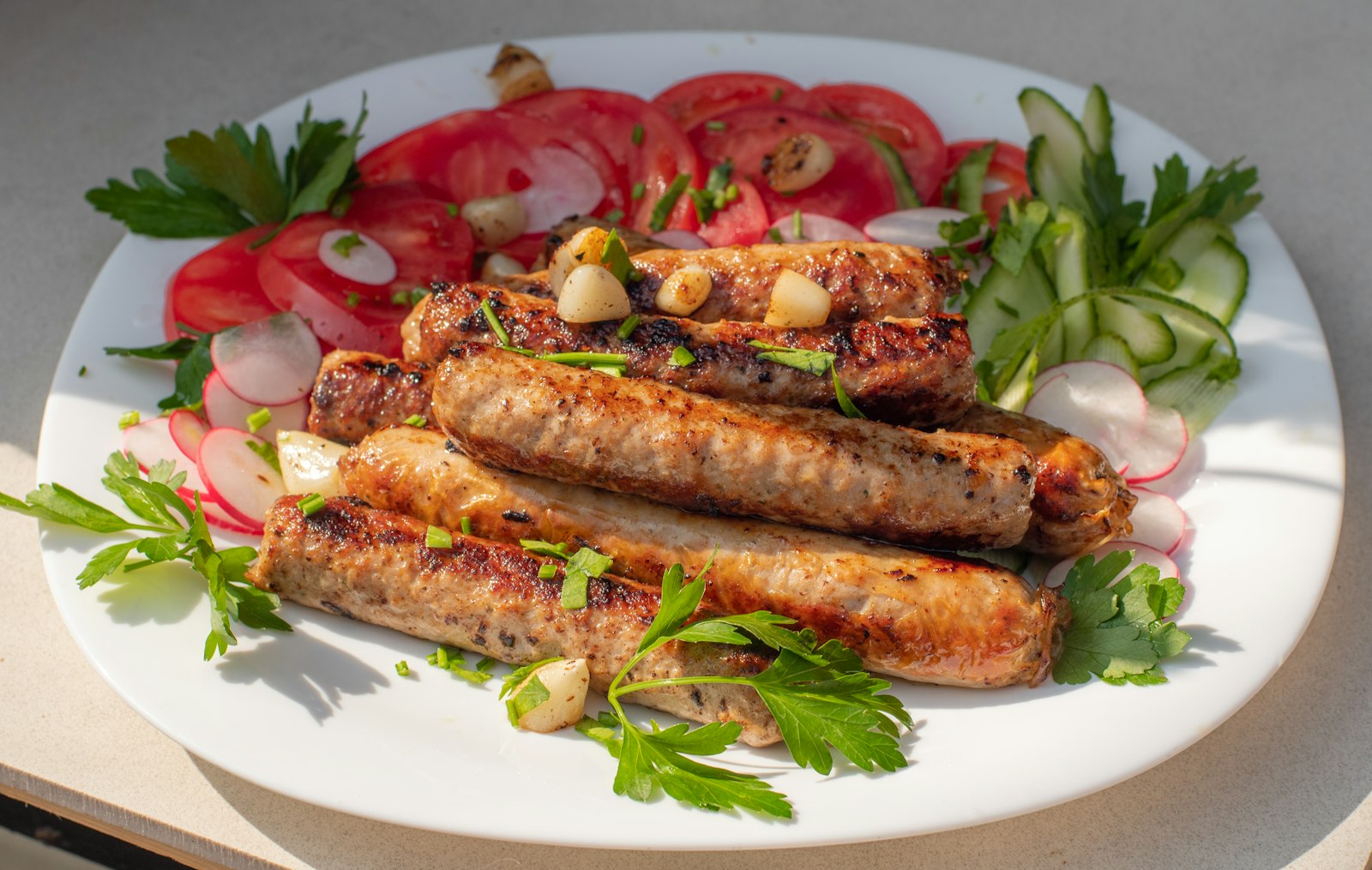Italian American sausage and peppers