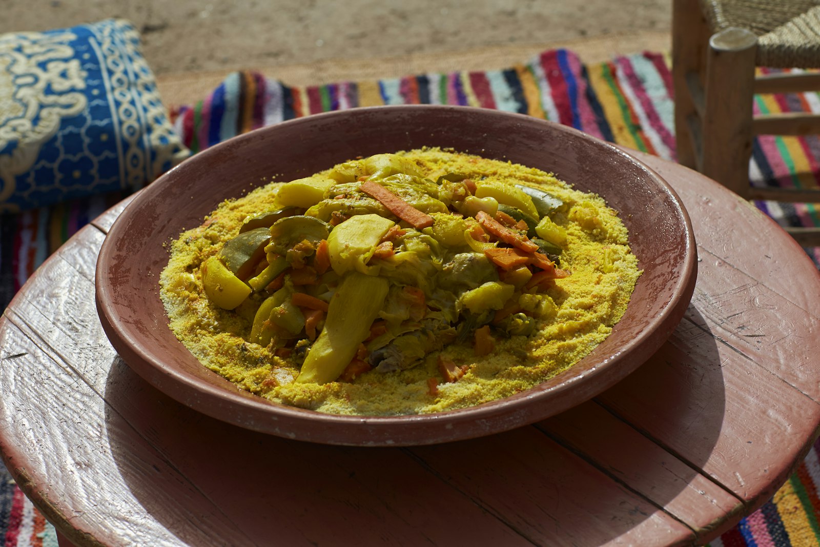 Seven vegetable couscous for easy Moroccan dinners