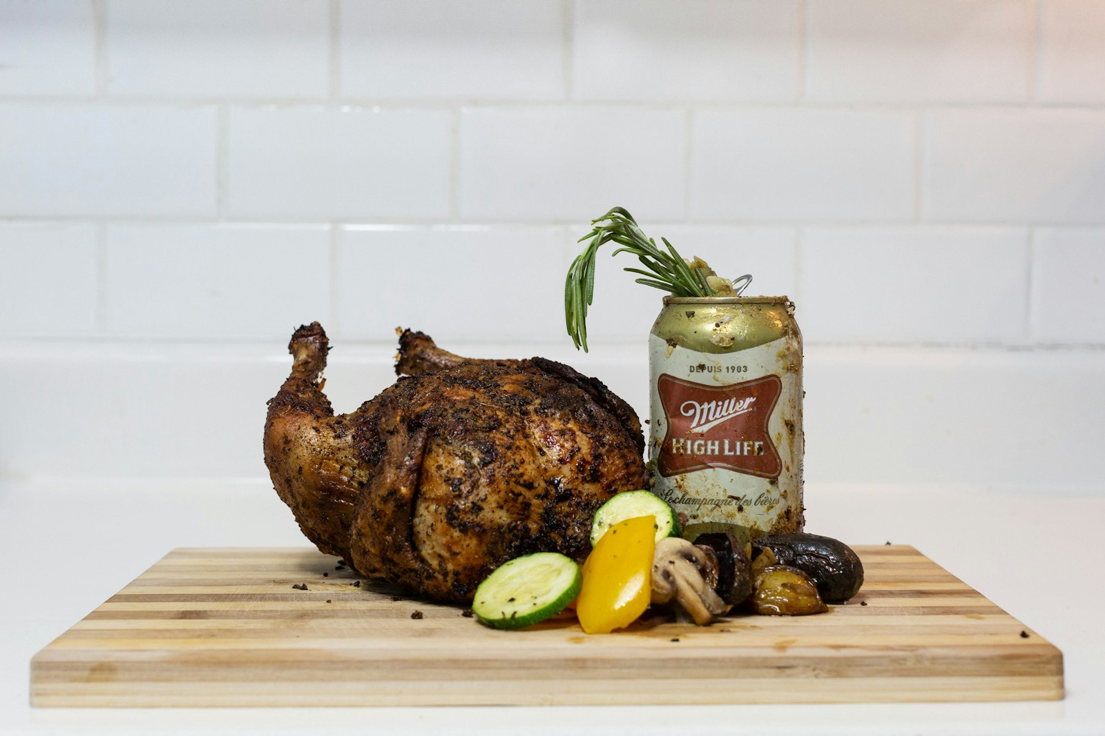 Golden roast chicken with spices, perfect for Moroccan dinners