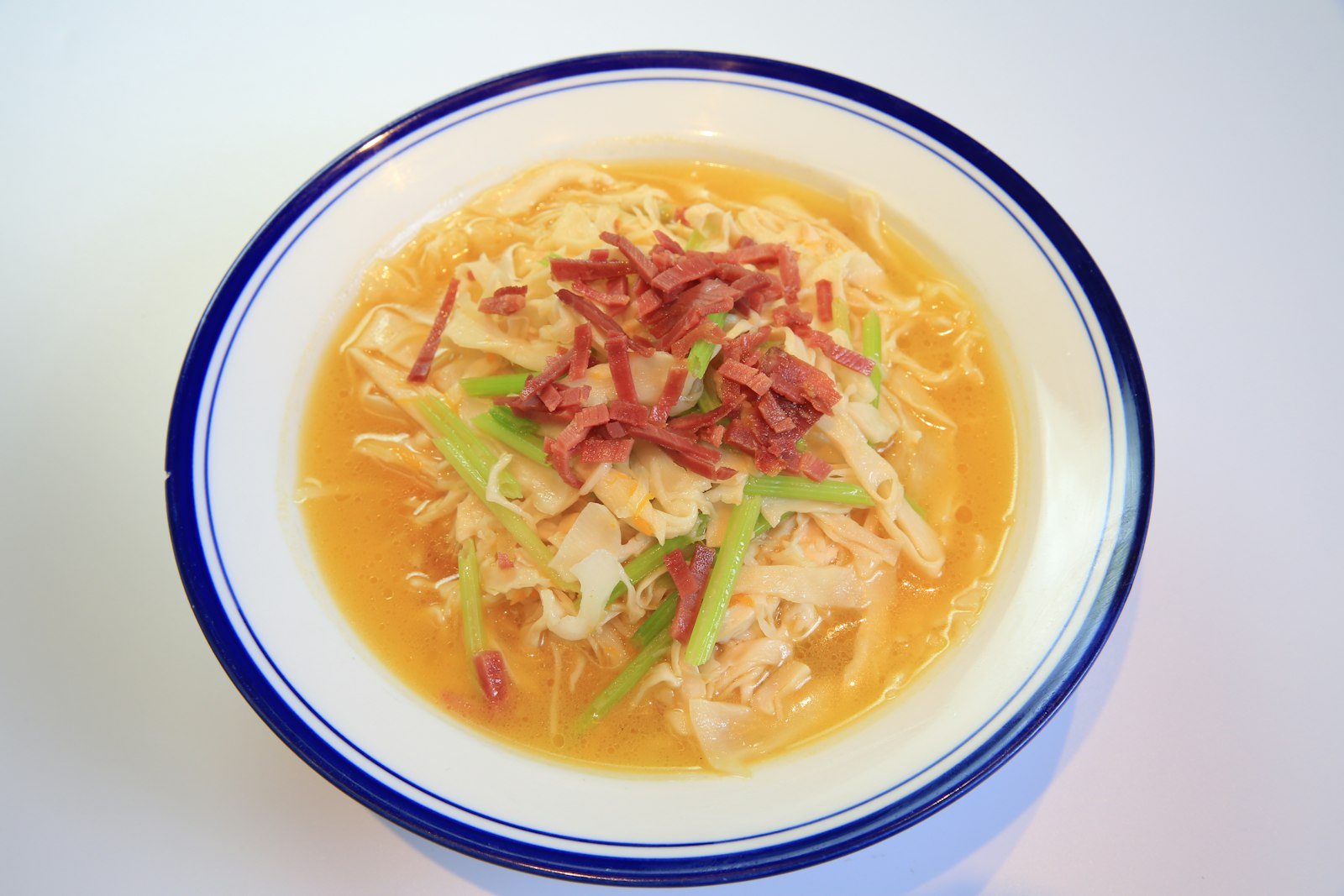 Fall soups favorite: loaded baked potato soup topped with crispy bacon