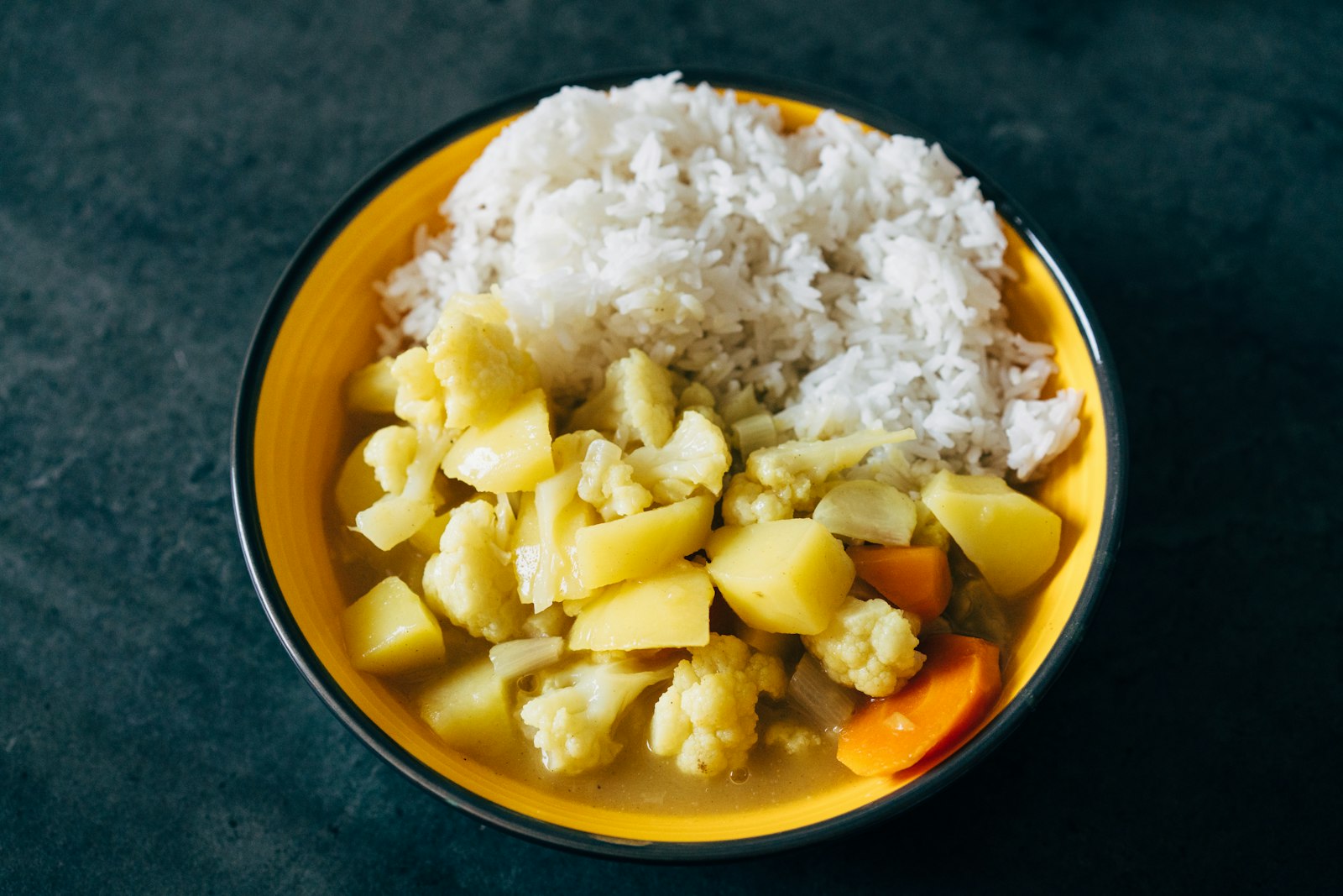 Golden curry with rice