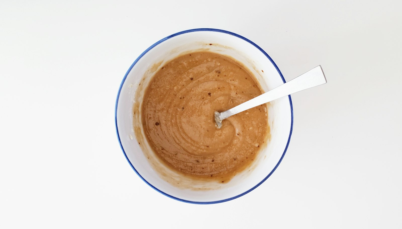 Creamy miso ginger sauce in a bowl