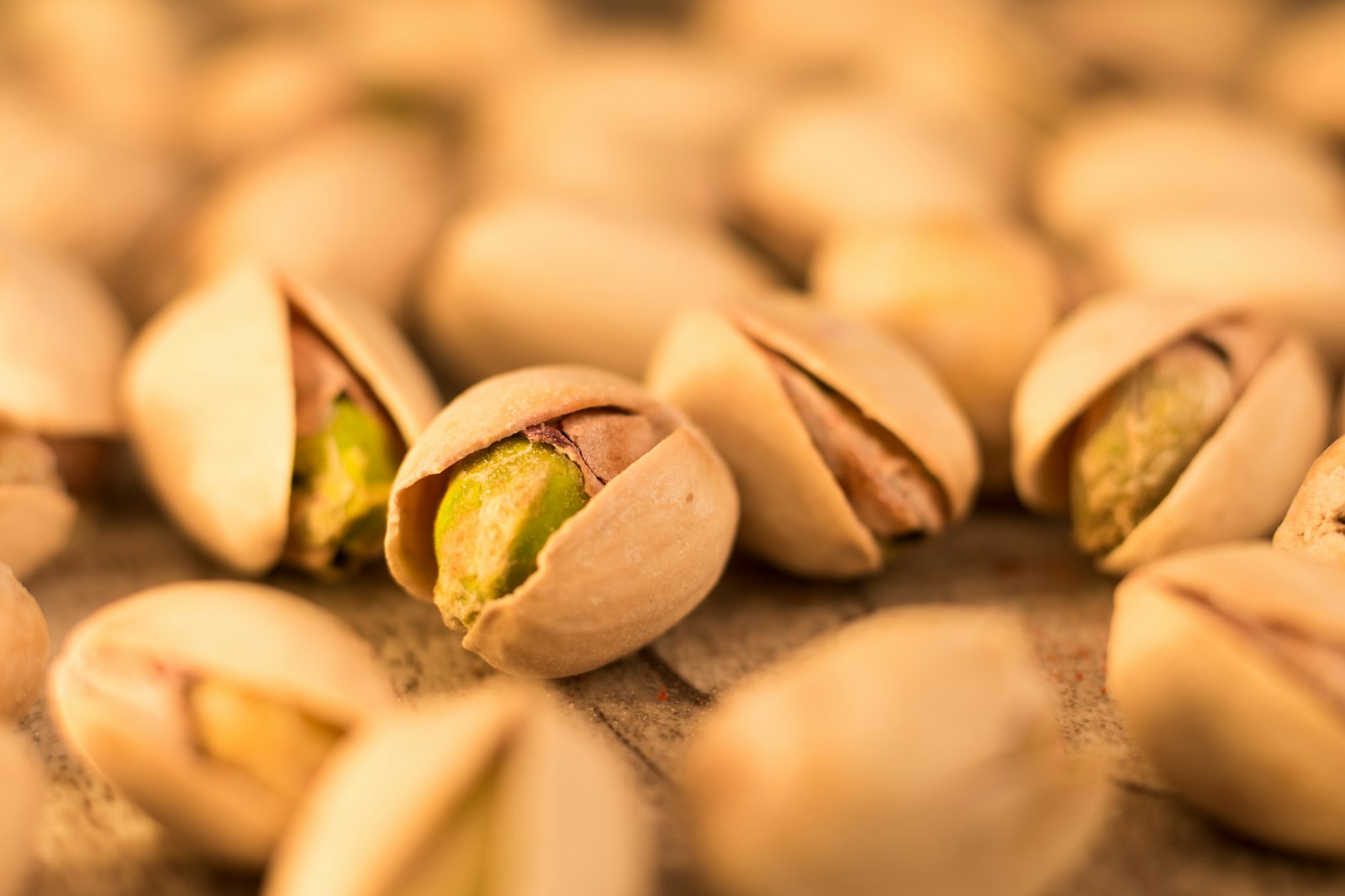 Pistachios in their shells