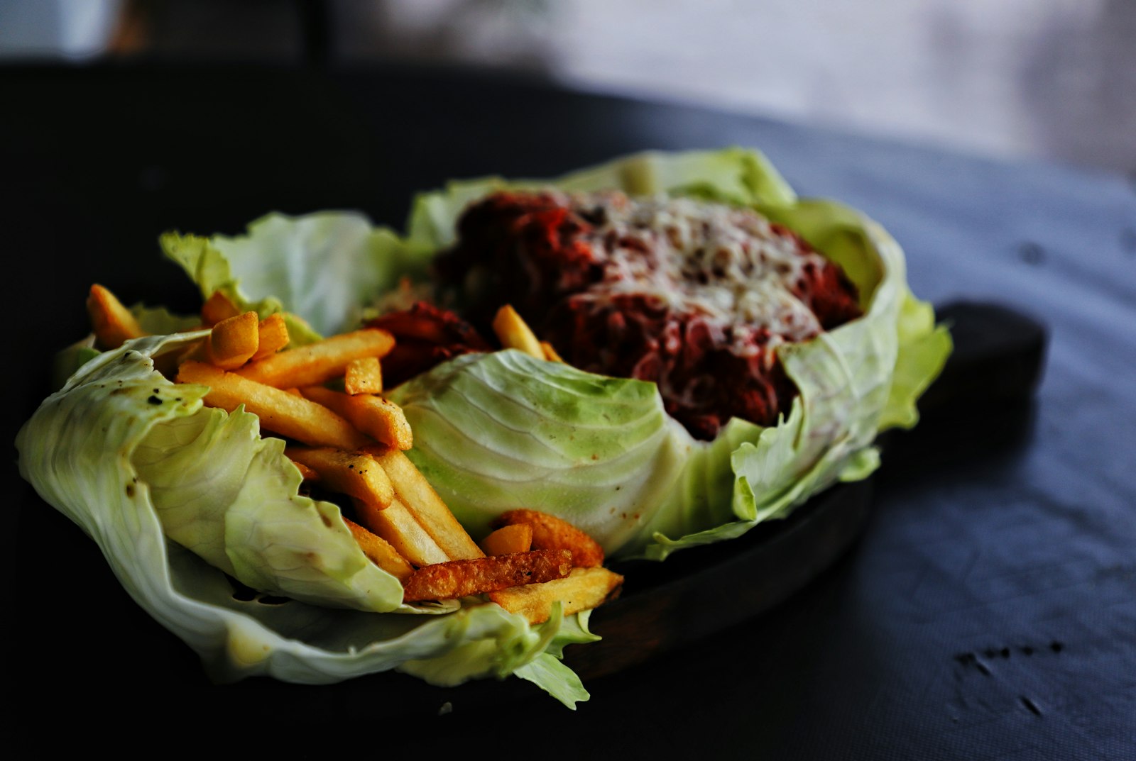 Korean beef in lettuce cups