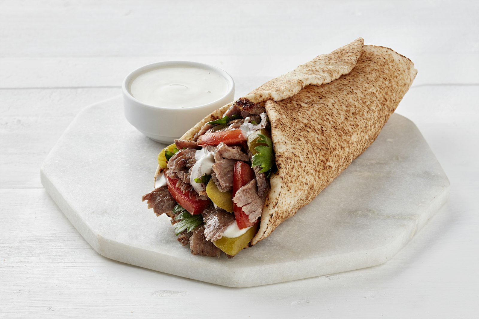 Chicken shawarma wrap