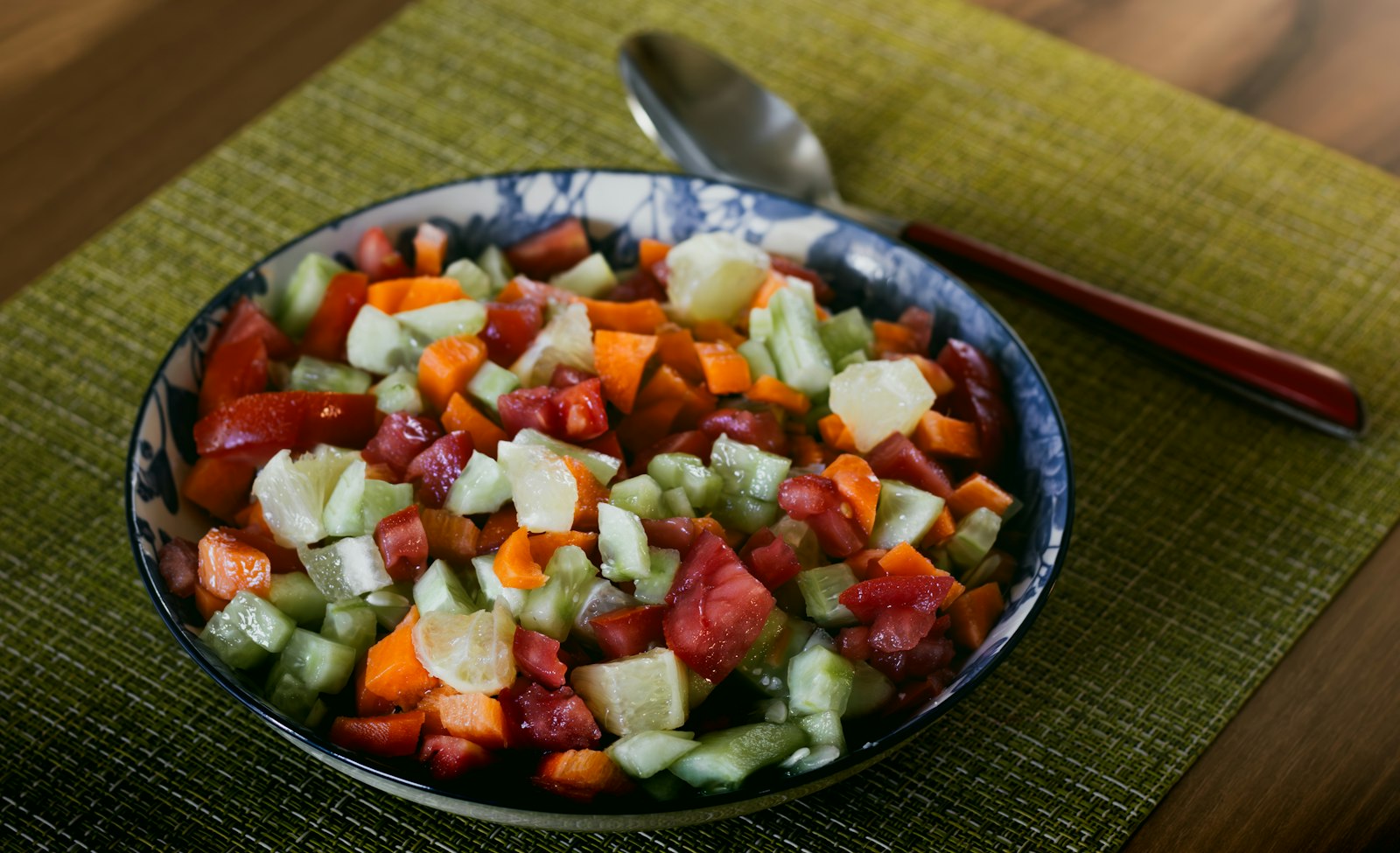 Shirazi cucumber and tomato salad