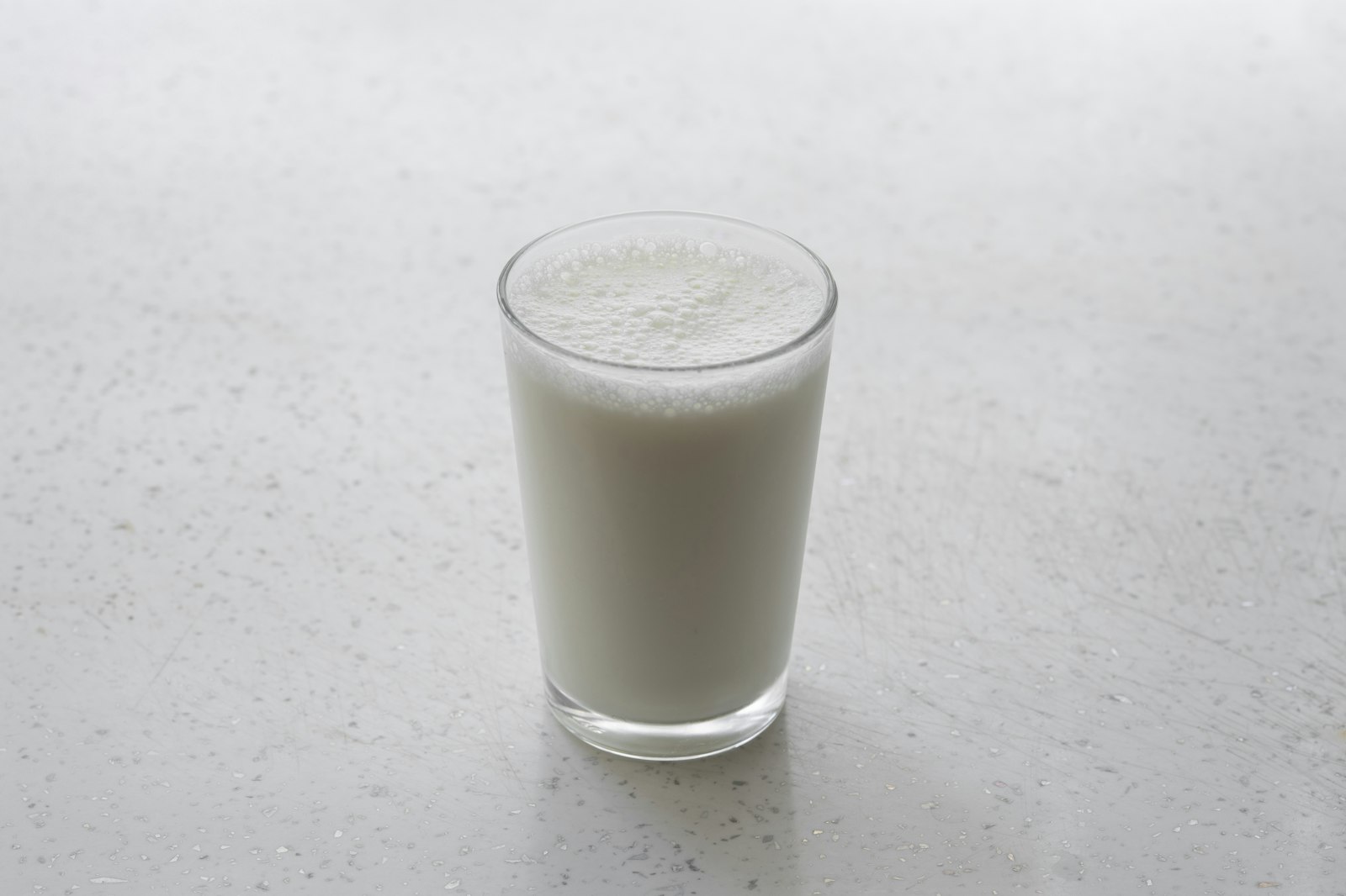 Glass of salted buttermilk