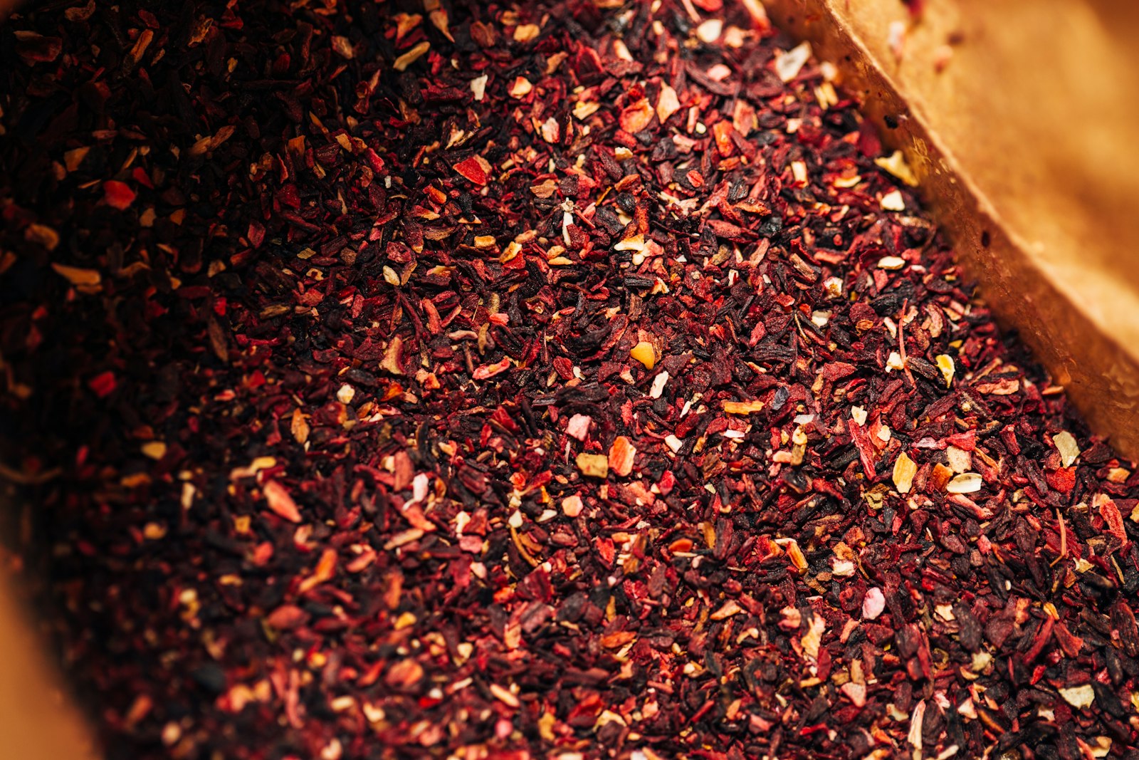 Dried hibiscus flowers