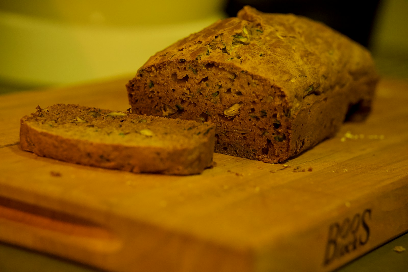 Sliced zucchini bread, one of the best quick breads