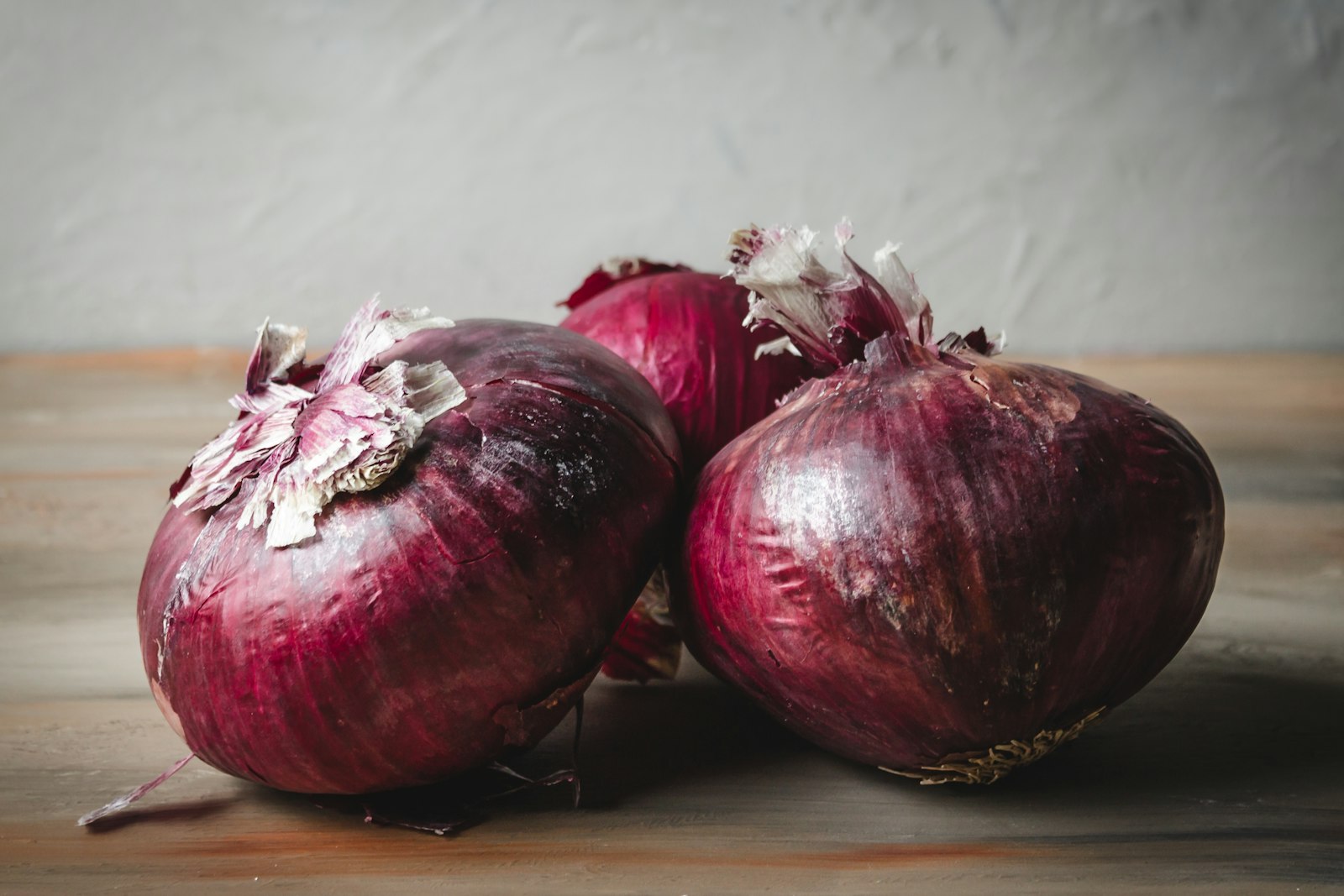Red onions ready for quick pickles