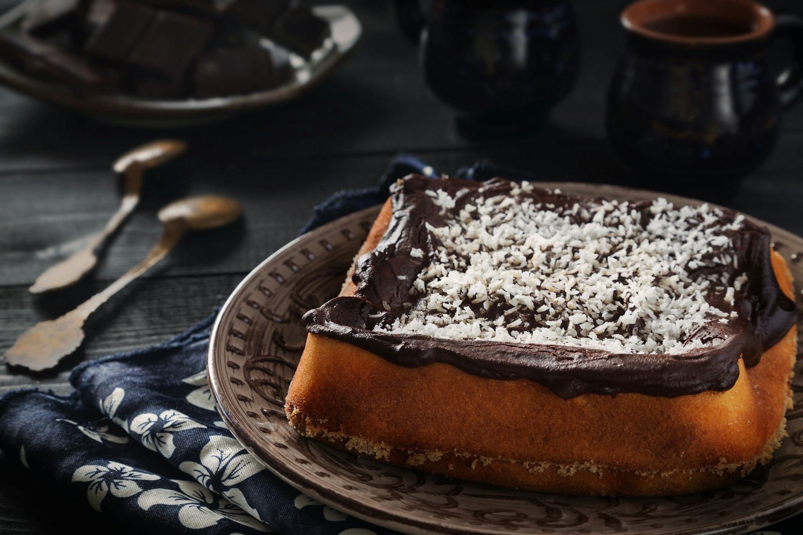 Baked cottage cheese protein slice